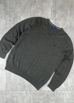 Fred perry свитер шерстяной