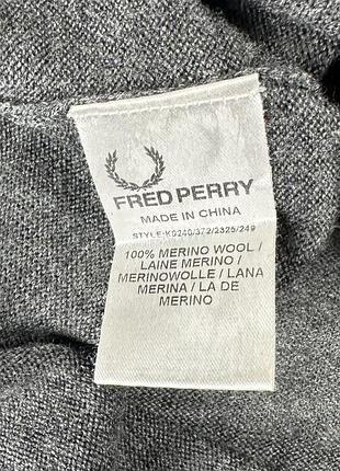 Fred perry свитер шерстяной 4