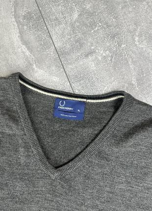 Fred perry свитер шерстяной 5