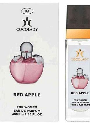 Парфумована вода для жінок 40мл red apple аромат nina ricci nina тм cocolady