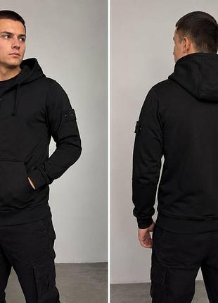 Зип-худи stone island black ghost 4