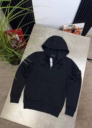 Зіп-худі stone island black ghost