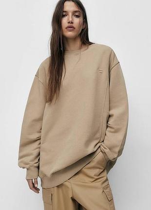 Бавовняний бежевий якісний щільний оверсайз світшот pull&bear
✨✨✨✨✨✨✨✨✨✨✨✨