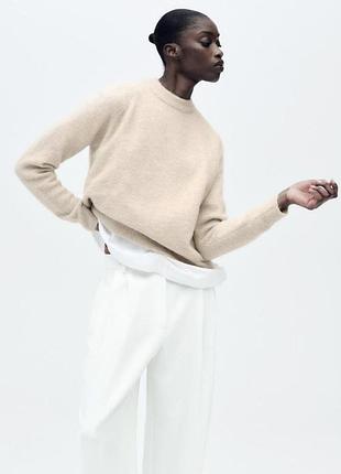 Гарний бежевий  светр з сумішевої вовни zara
🌷🌷🌷🌷🌷🌷🌷🌷🌷🌷🌷