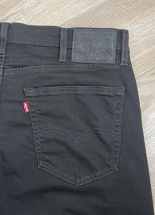 Джинси чоловічі чорні завужені levi’s 511 premium розмір w38 l34
