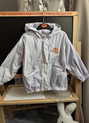 Куртка-вітровка zara 110(104)р зі скай