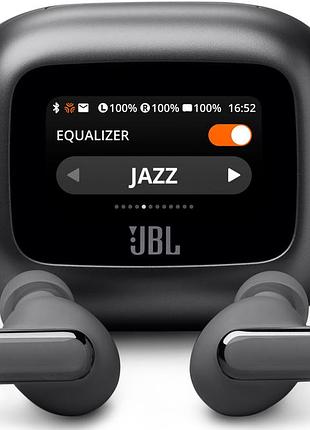 Беспроводные наушники jbl live beam 3 black tws вакуумные с активным шумоподавлением anc и сенсорным кейсом