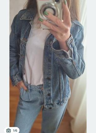 Джинсовая куртка bershka