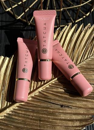Доглядовий бальзам блиск тінт tatcha the kissu lip tint — pinku