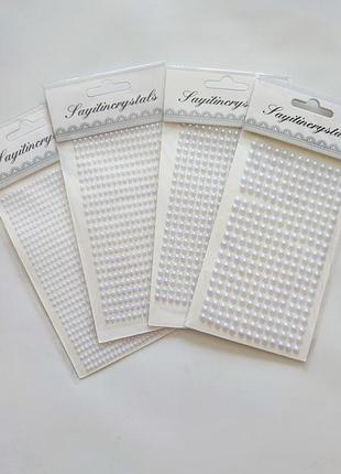 4 листа стразы для лица тела камушки жемчужины перламутровые макияжа фотосессии жемчужина самоклеящиеся ленточные наклейки наклейки для русалки
