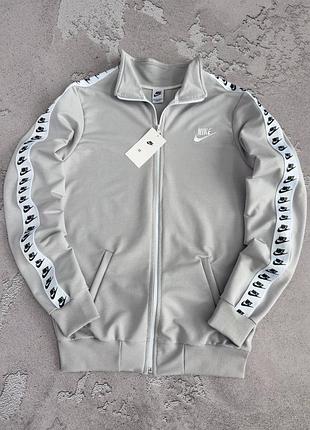 Чоловіча осіння кофта nike premium з лампасами