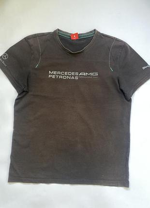 Оригинальная футболка puma mercedes-amg petronas f1 team