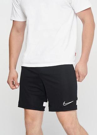 Мужские черные легкие спортивные тренировочные шорты nike dri-fit оригинал найк драй фит