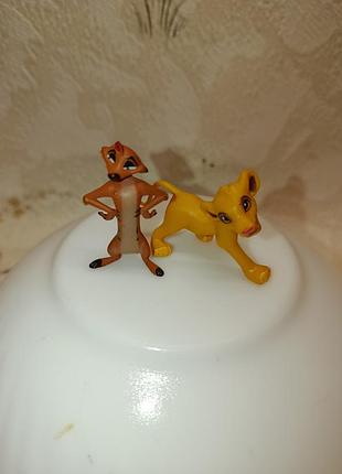 Небольшие фигурки тимон львёнок симба дисней король лев lion king disney