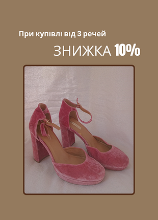 Женские туфли на высоком каблуке розового цвета