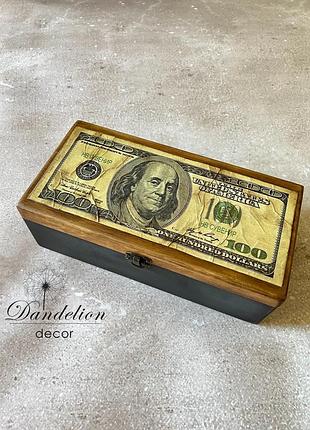 Винтажная денежная шкатулка