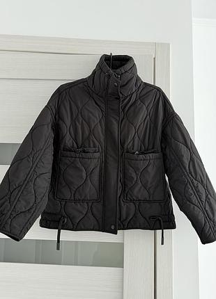 Куртка жіноча чорна zara