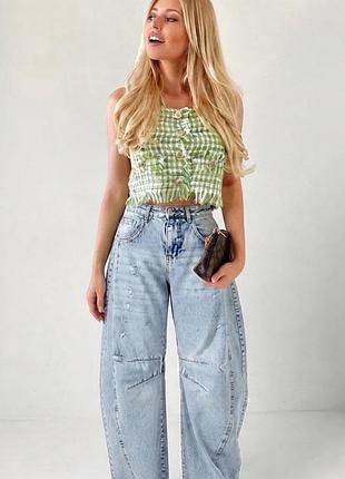 Zara твідовий топ жилет бавовна