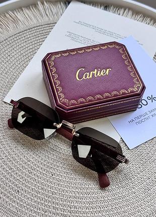 Сонцезахисні окуляри номерні унісекс cartier😍