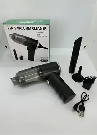 Пилосос портативний акумуляторний 3in1 vacuum cleaner as-228