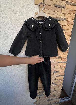 Костюм джинсовий zara для дівчинки