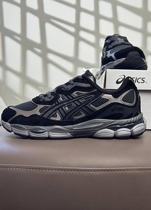 Asics gel-nyc black metallic grey