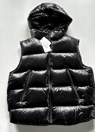 Жилет zara пух-перо -16 до +9 унисекс