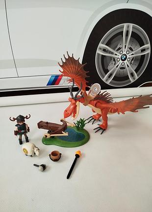 Конструктор playmobil dragons 9459 сморкала и кривоклык (как приручить дракона)
