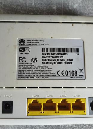 Wi-fi роутер huawei hg532e adsl2+ (укртелеком)