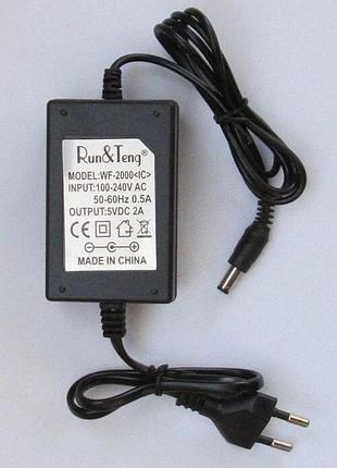 Зарядное (адаптер) блок питания 5v, 2a (5*2.5mm)