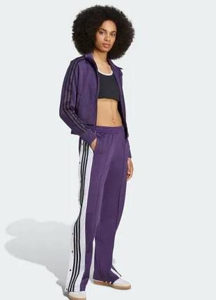 Фиолетовые спортивные штаны адидас адибрейки adidas adibreak