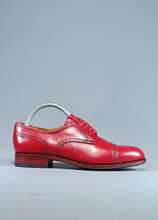 Элегантные кожаные женские туфли дерби carmina shoemaker (испания), р. 38.5–39