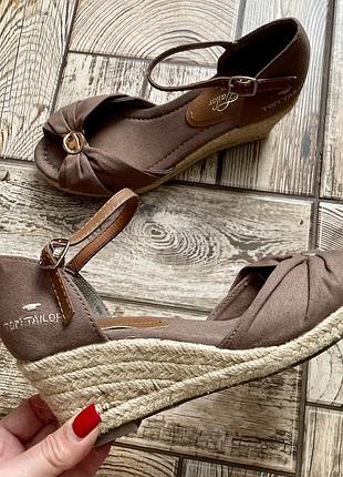 Нові босоніжки еспадрілʼі tom tailor 35-36 розмір