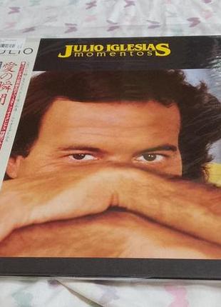 Julio iglesias - momentos. японский винил