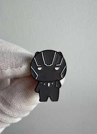 Пін значок металевий брошка чорна пантера black panther — marvel, месники, ваканда