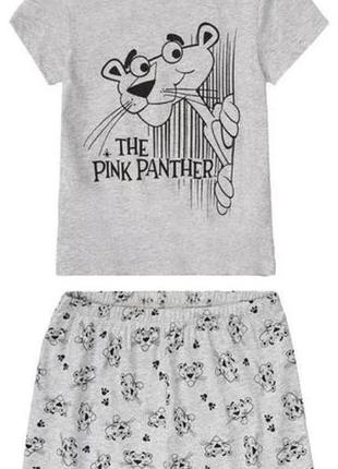 Пижама футболка шорты на девочку pink panther 2