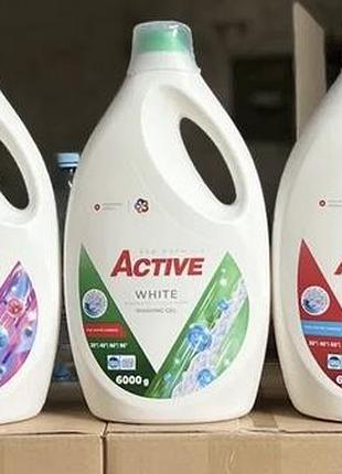 Гель для стирки active.6л