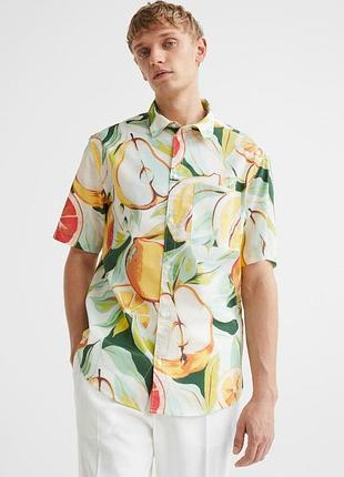 Тенниска h&amp;m принт фрукты