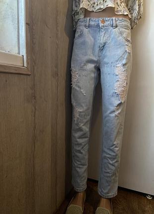 Джинсы stradivarius boy fit, 36 размер