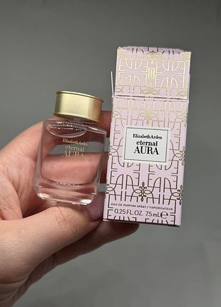 Elizabeth arden eternal aura eau de parfum — квітковий амбровий аромат, мініатюра, 7,5 мл