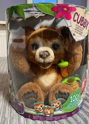 Интерактивный мишка каби furreal cubby bear оригинал
