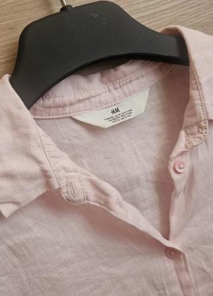 Рубашка для девочки h&amp;m лён