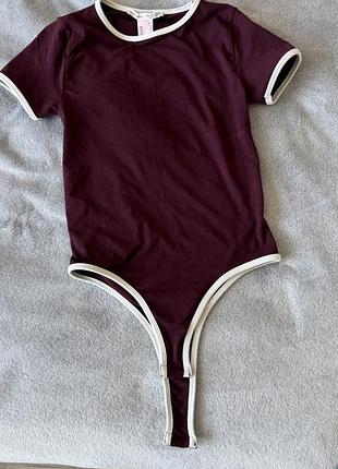 Боди pull&bear, бодик-футболка, футболка-боди