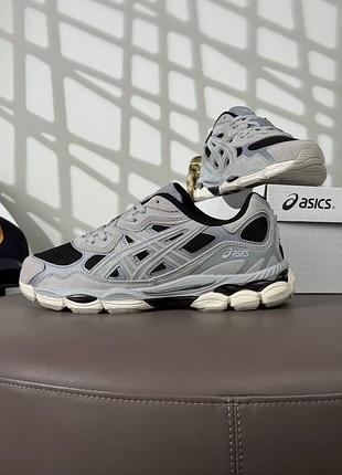Asics gel-nyc grey metallic black