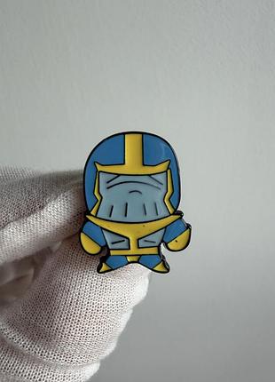 Пін значок металевий брошка танос (thanos) — marvel, месники / avengers