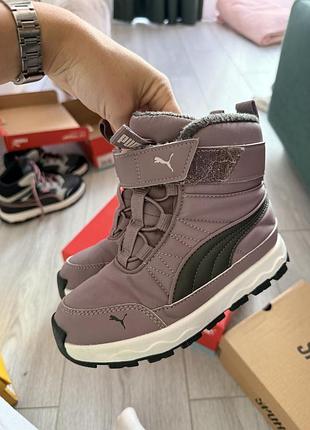 Дитячі чоботи puma evolve boot ac+ ps