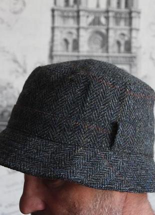 Стильная твидовая шляпа панама harris tweed failsworth оригинал