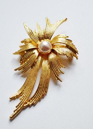 Брошка квітка вінтаж брошка