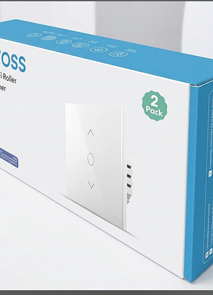 Розумний перемикач для ролет meross smart wi-fi roller shutter timer mrs100 (комплект 2 шт.)