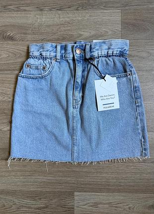 Джинсова спідниця pull&bear